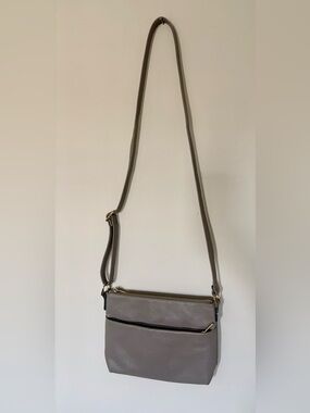 Taupe Crossbody Shoulder Bag - Women
